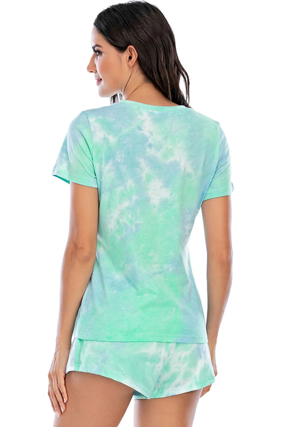 Women's Tie-Dye Pajama Set