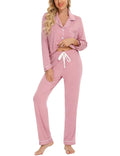 Long Sleeve Comfortable Pink Pajama