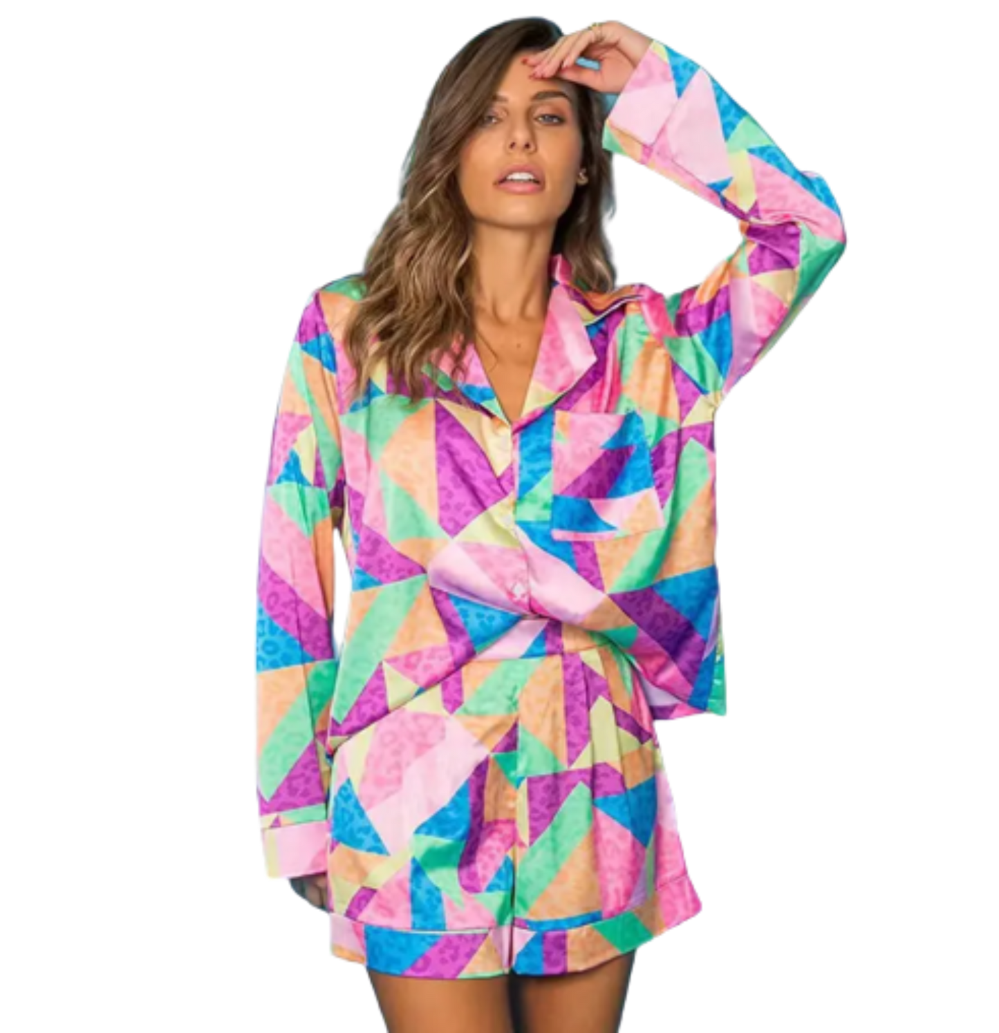 Women's Colorful Pajama Set