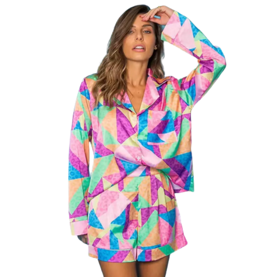 Women's Colorful Pajama Set