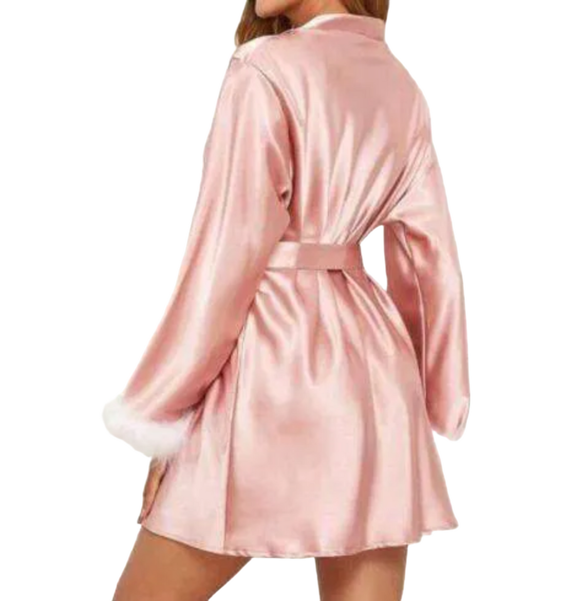 Short Satin Robe - PJS&ME!